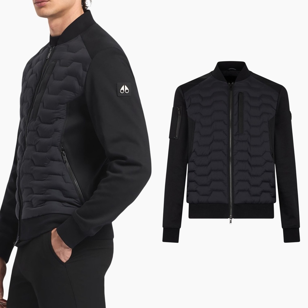Authentic Moose Knuckles Granite Down Bomber Jacket